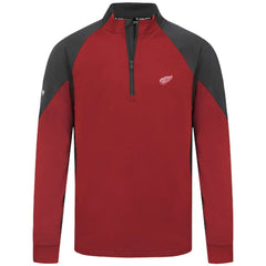 NHL Detroit Red Wings Levelwear Cadet Insignia Core Quarter-Zip Pullover Top