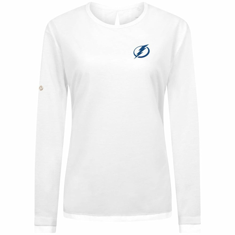 NHL Tampa Bay Lightning Levelwear Women's Sequoia Primary Logo Long Sleeve T-Shirt