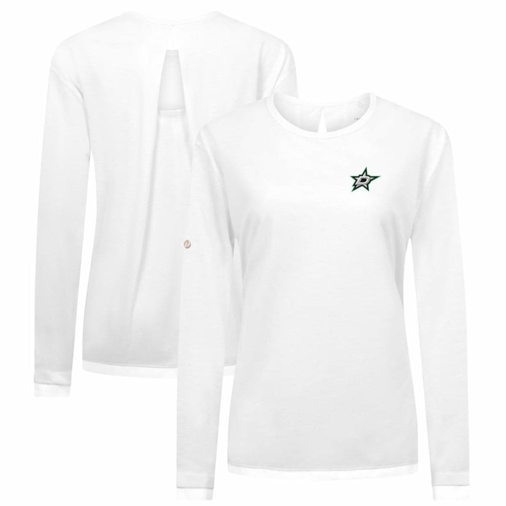 NHL Dallas Stars Levelwear Women's Sequoia Primary Logo Long Sleeve T-Shirt
