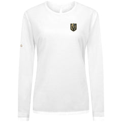 NHL Vegas Golden Knights Levelwear Women's Sequoia Primary Logo Long Sleeve T-Shirt