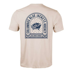 NHL Columbus Blue Jackets Levelwear Richmond Stained Glass T-Shirt