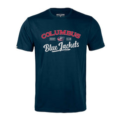 NHL Columbus Blue Jackets Levelwear Richmond Ice Wall T-Shirt