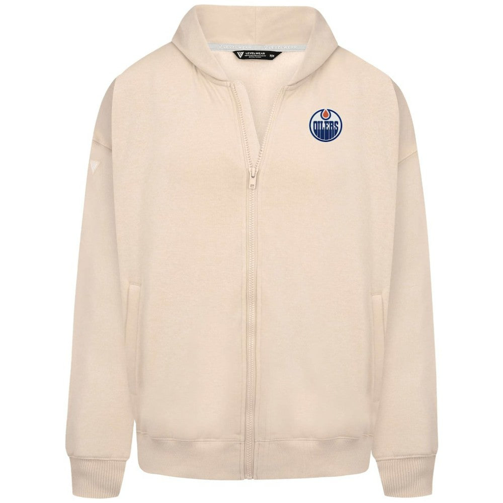 NHL Edmonton Oilers Levelwear Uphill Stained Glass Full-Zip Hoodie Jacket