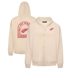 NHL Detroit Red Wings Levelwear Uphill Stained Glass Full-Zip Hoodie Jacket