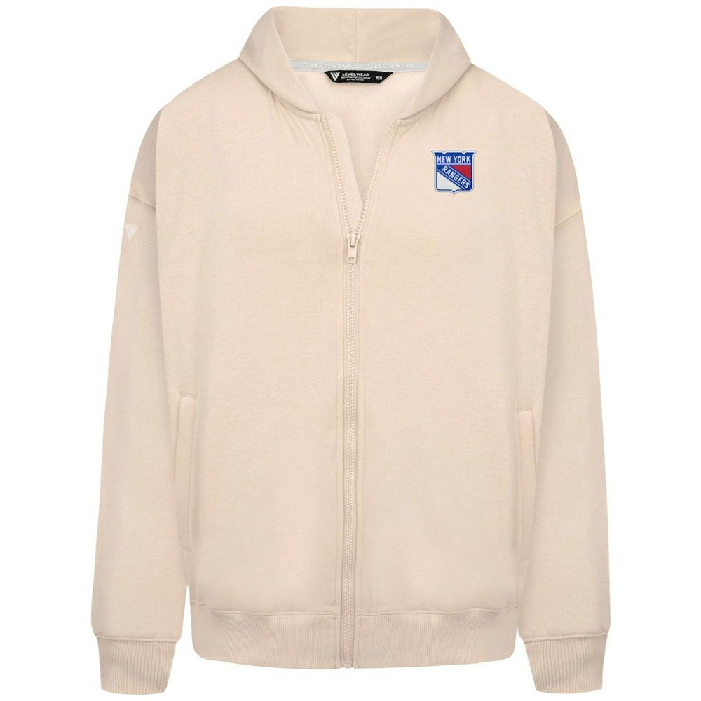 NHL New York Rangers Levelwear Uphill Stained Glass Full-Zip Hoodie Jacket