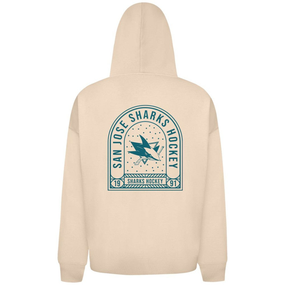 NHL San Jose Sharks Levelwear Uphill Stained Glass Full-Zip Hoodie Jacket