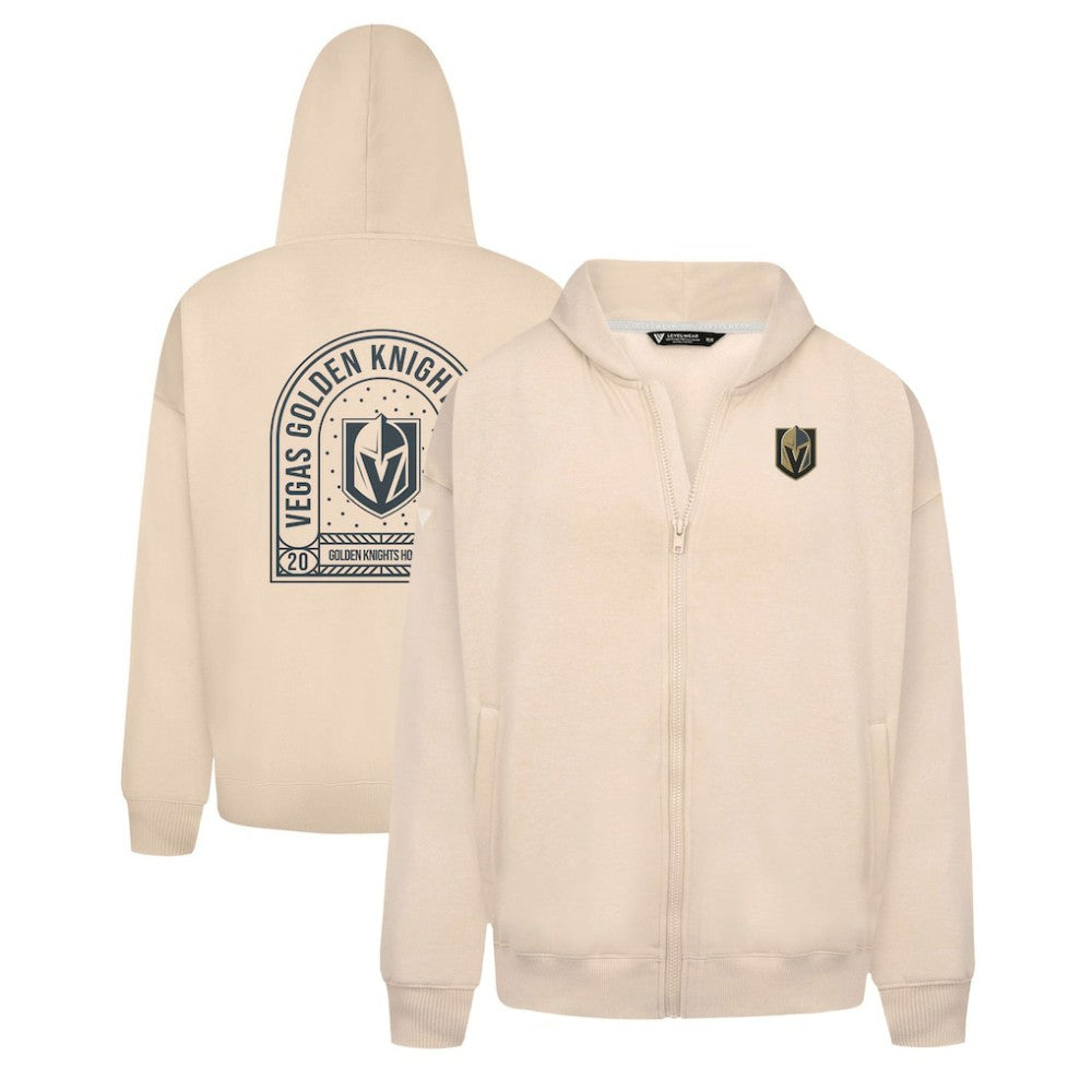 NHL Vegas Golden Knights Levelwear Uphill Stained Glass Full-Zip Hoodie Jacket