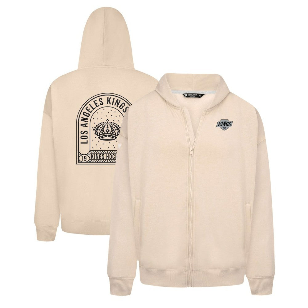 NHL Los Angeles Kings Levelwear Uphill Stained Glass Full-Zip Hoodie Jacket