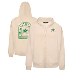 NHL Dallas Stars Levelwear Uphill Stained Glass Full-Zip Hoodie Jacket