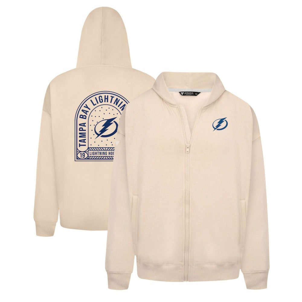 NHL Tampa Bay Lightning Levelwear Uphill Stained Glass Full-Zip Hoodie Jacket