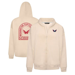 NHL Washington Capitals Levelwear Uphill Stained Glass Full-Zip Hoodie Jacket