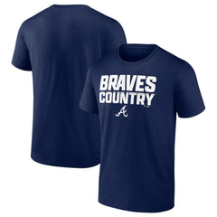 Navy Atlanta Braves October Baseball T-Shirt