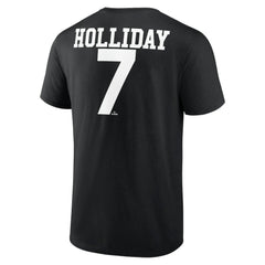 Black Jackson Holliday Baltimore Orioles Icon Player Name &Number T-Shirt