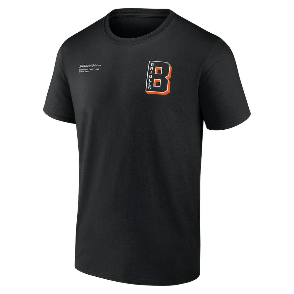 Black Baltimore Orioles Split Zone T-Shirt