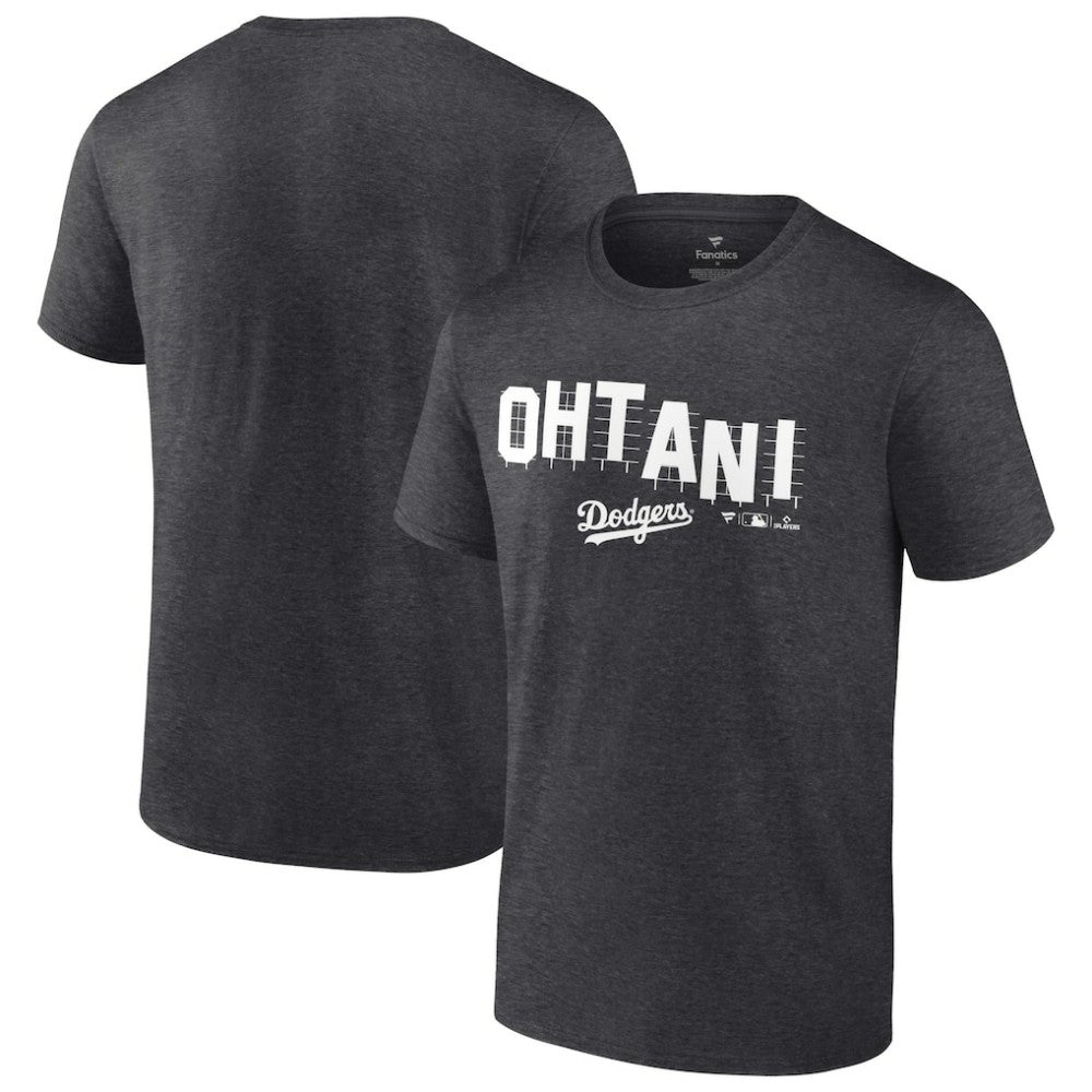 Charcoal Shohei Ohtani Los Angeles Dodgers Hollywood T-Shirt