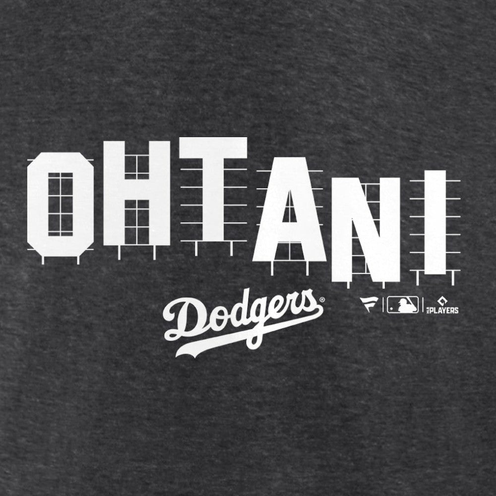 Charcoal Shohei Ohtani Los Angeles Dodgers Hollywood T-Shirt