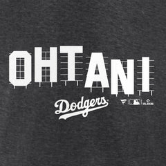 Charcoal Shohei Ohtani Los Angeles Dodgers Hollywood T-Shirt