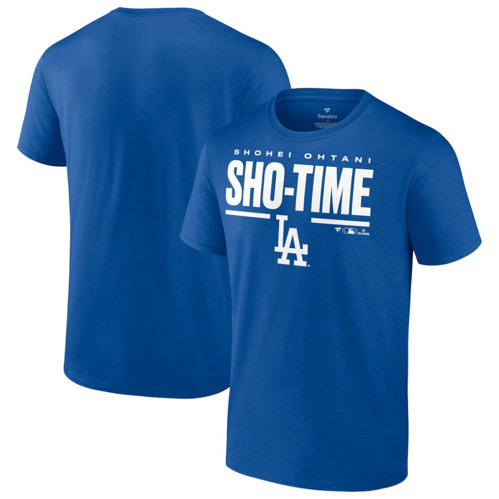Royal Shohei Ohtani Los Angeles Dodgers Sho-Time Horizontal T-Shirt