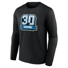 30th Anniversary Long Sleeve T-Shirt - Carolina Panthers T-shirts