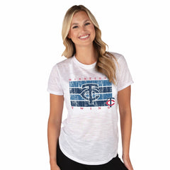 White Minnesota Twins Concepts Sport Women's Infuse Knit Top