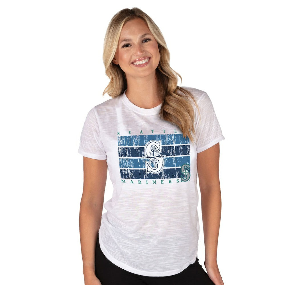 White Seattle Mariners Concepts Sport Women's Infuse Knit Top