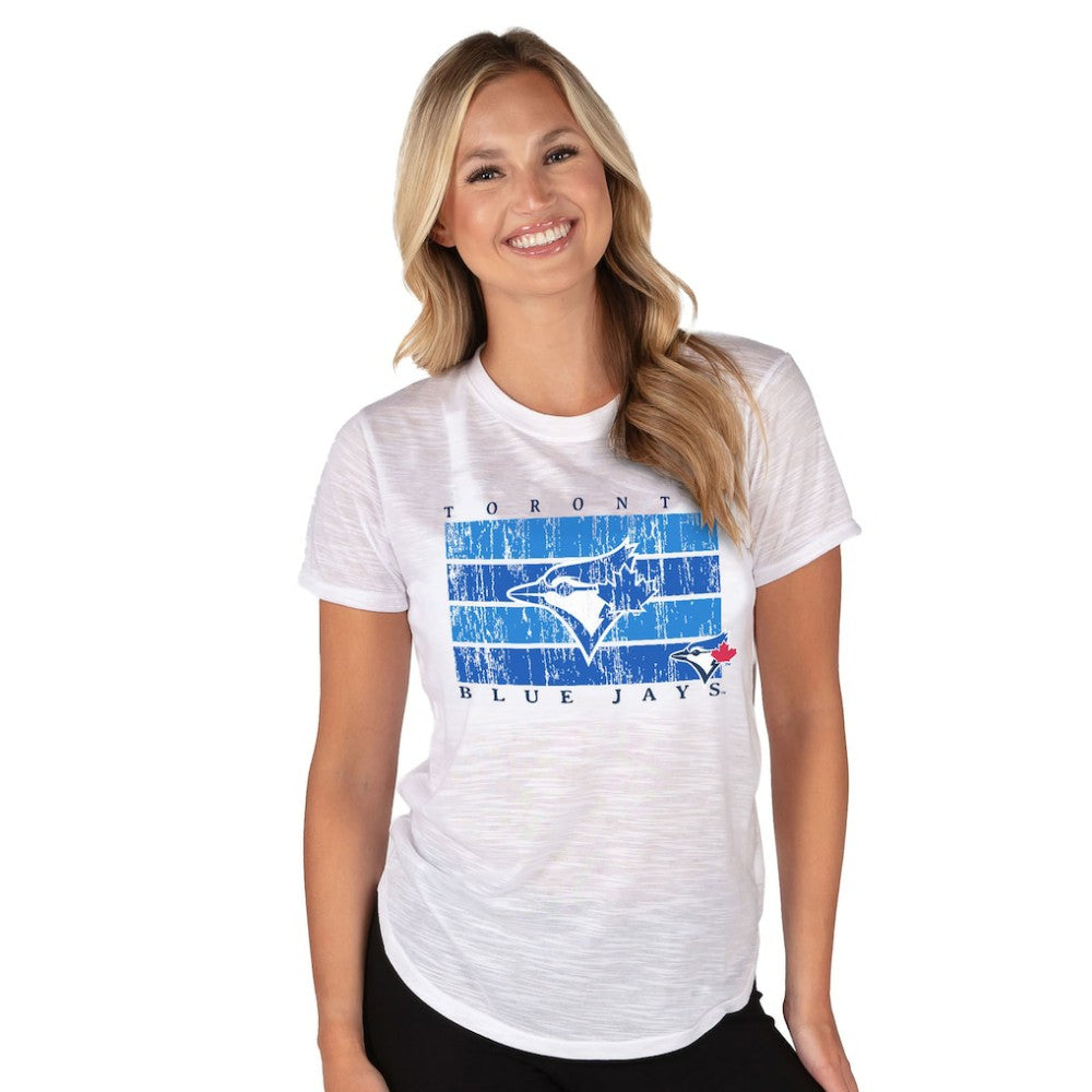 White Toronto Blue Jays Concepts Sport Women's Infuse Knit Top