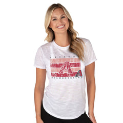 White Arizona Diamondbacks Concepts Sport Women's Infuse Knit Top
