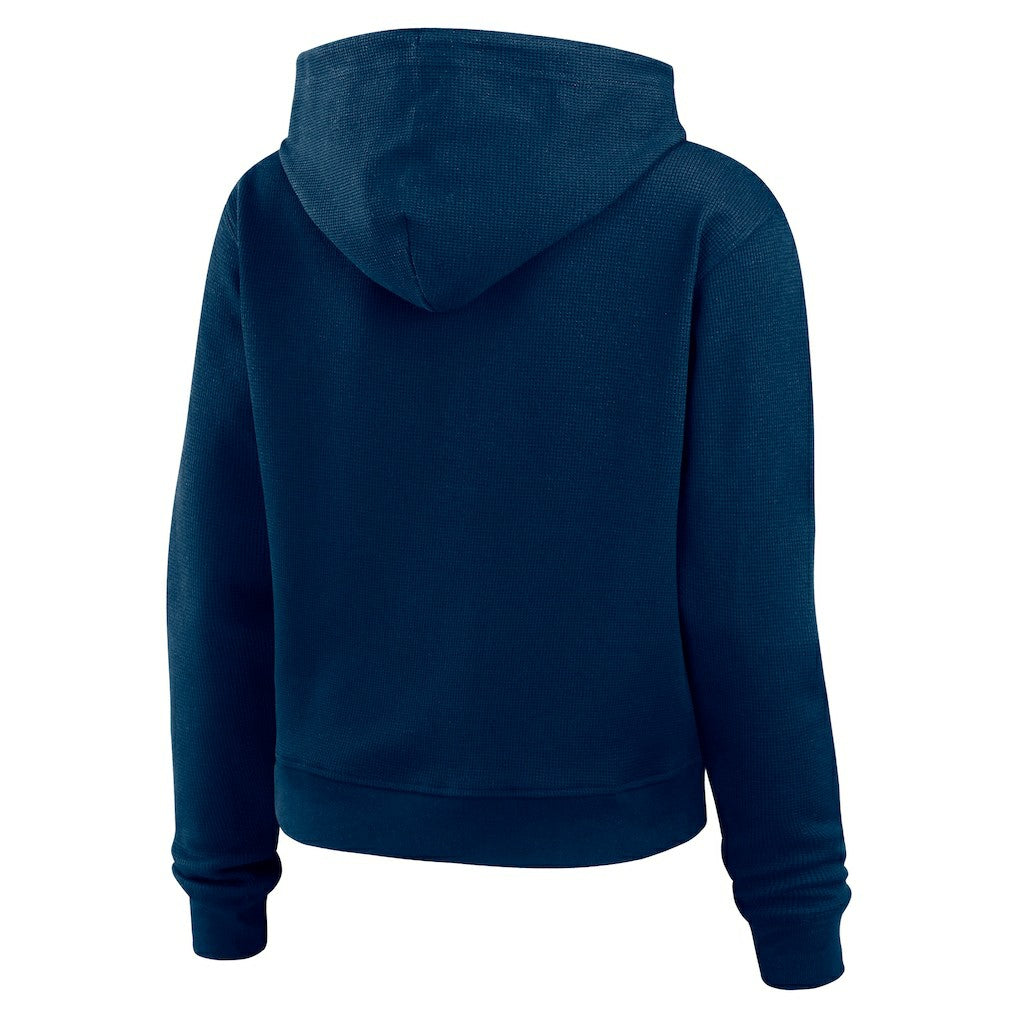 WEAR by Erin Andrews Women's Plus Size Waffle Hoodie Pullover Top - Dallas Cowboys Hoodies