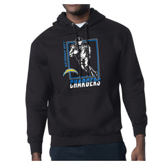 Starter Player Grid Pullover Hoodie - Los Angeles Chargers Hoodies