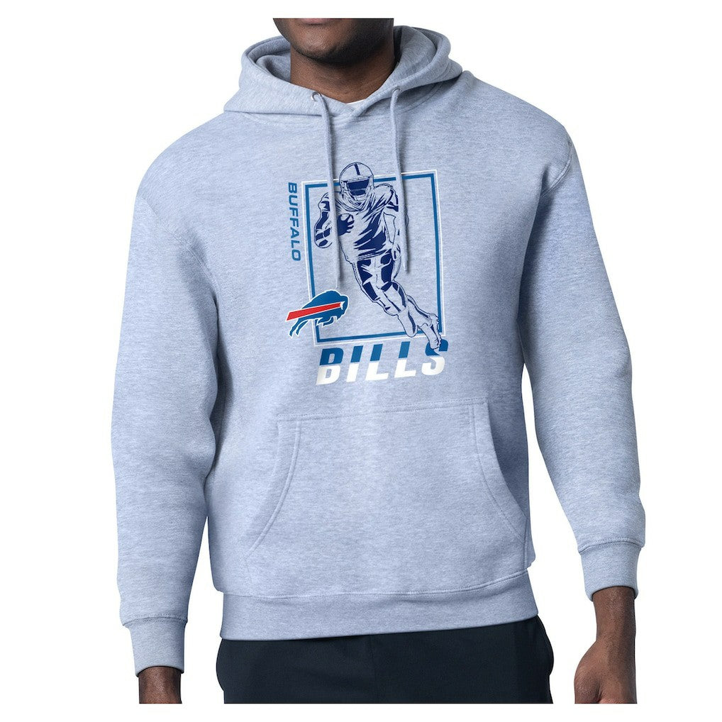 Starter Player Grid Pullover Hoodie - Buffalo Bills Hoodies