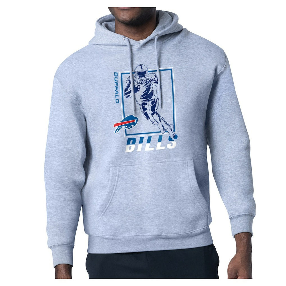 Starter Player Grid Pullover Hoodie - Buffalo Bills Hoodies