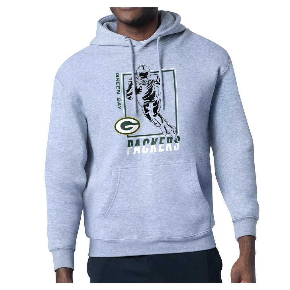 Starter Player Grid Pullover Hoodie - Green Bay Packers Hoodies