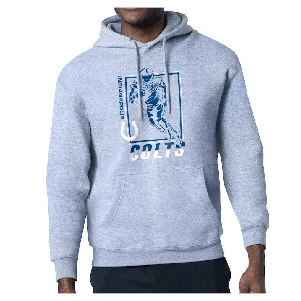 Starter Player Grid Pullover Hoodie - Indianapolis Colts Hoodies
