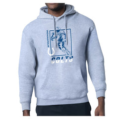 Starter Player Grid Pullover Hoodie - Indianapolis Colts Hoodies