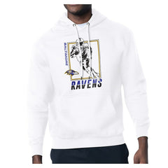 Starter Player Grid Pullover Hoodie - Baltimore Ravens Hoodies