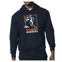 Starter Player Grid Pullover Hoodie - Denver Broncos Hoodies