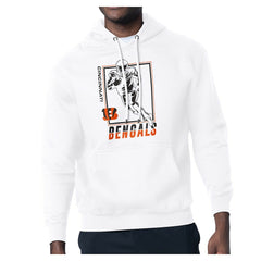Starter Player Grid Pullover Hoodie - Cincinnati Bengals Hoodies