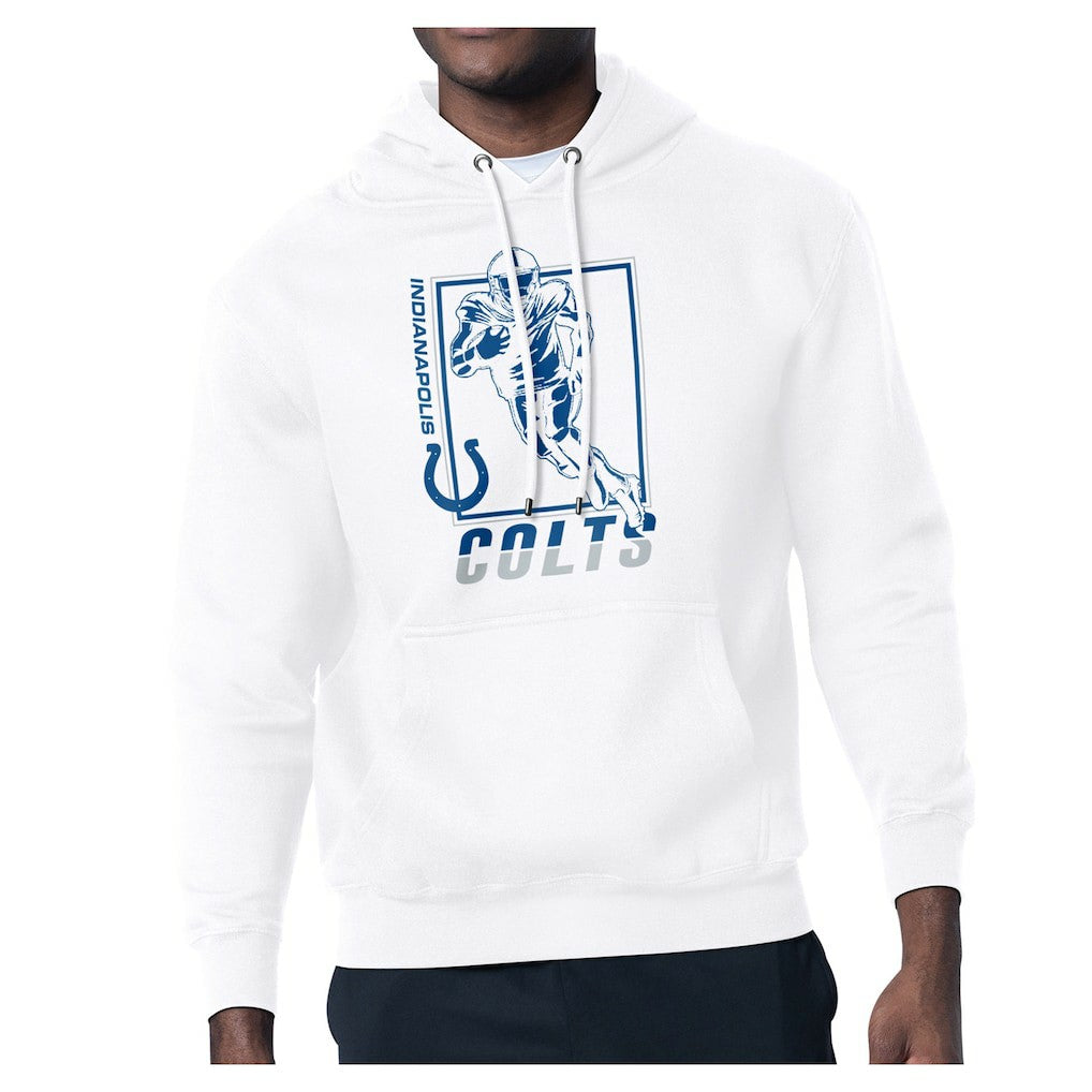 Starter Player Grid Pullover Hoodie - Indianapolis Colts Hoodies