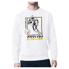Starter Player Grid Pullover Sweatshirt - Pittsburgh Steelers Pullover