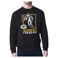 Starter Player Grid Pullover Sweatshirt - Green Bay Packers Pullover