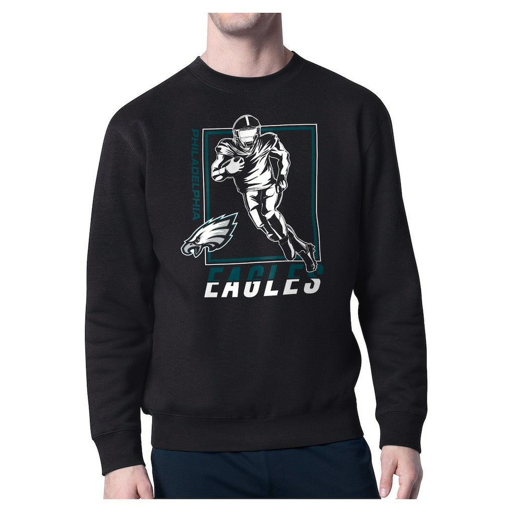 Starter Player Grid Pullover Sweatshirt - Philadelphia Eagles Pullover