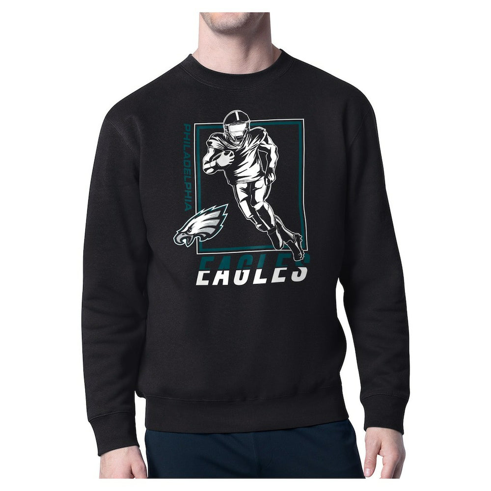 Starter Player Grid Pullover Sweatshirt - Philadelphia Eagles Pullover