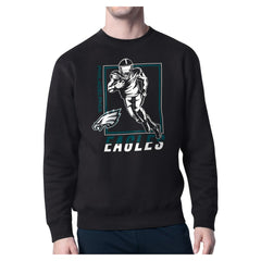 Starter Player Grid Pullover Sweatshirt - Philadelphia Eagles Pullover