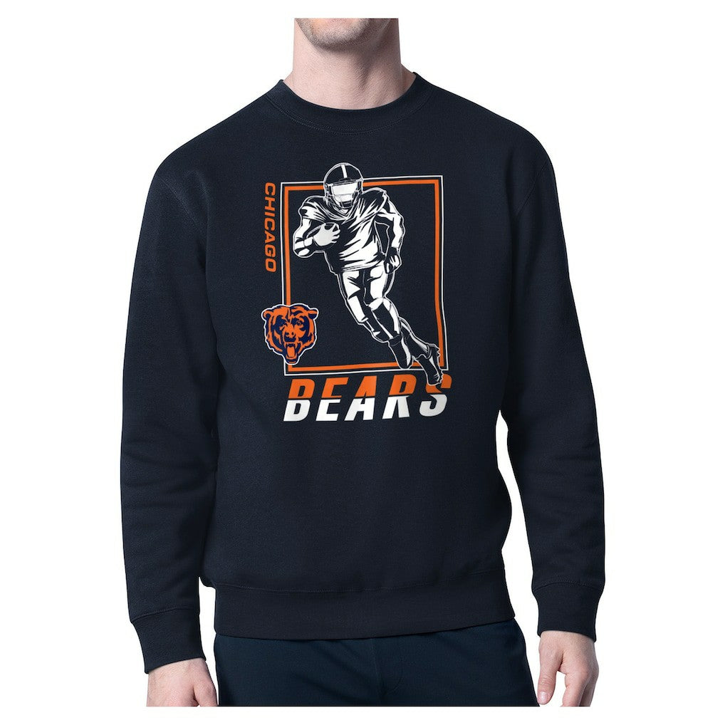 Starter Player Grid Pullover Sweatshirt - Chicago Bears Pullover