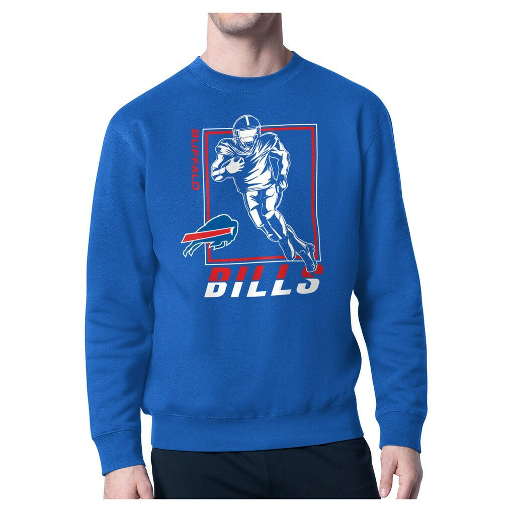 Starter Player Grid Pullover Sweatshirt - Buffalo Bills Pullover