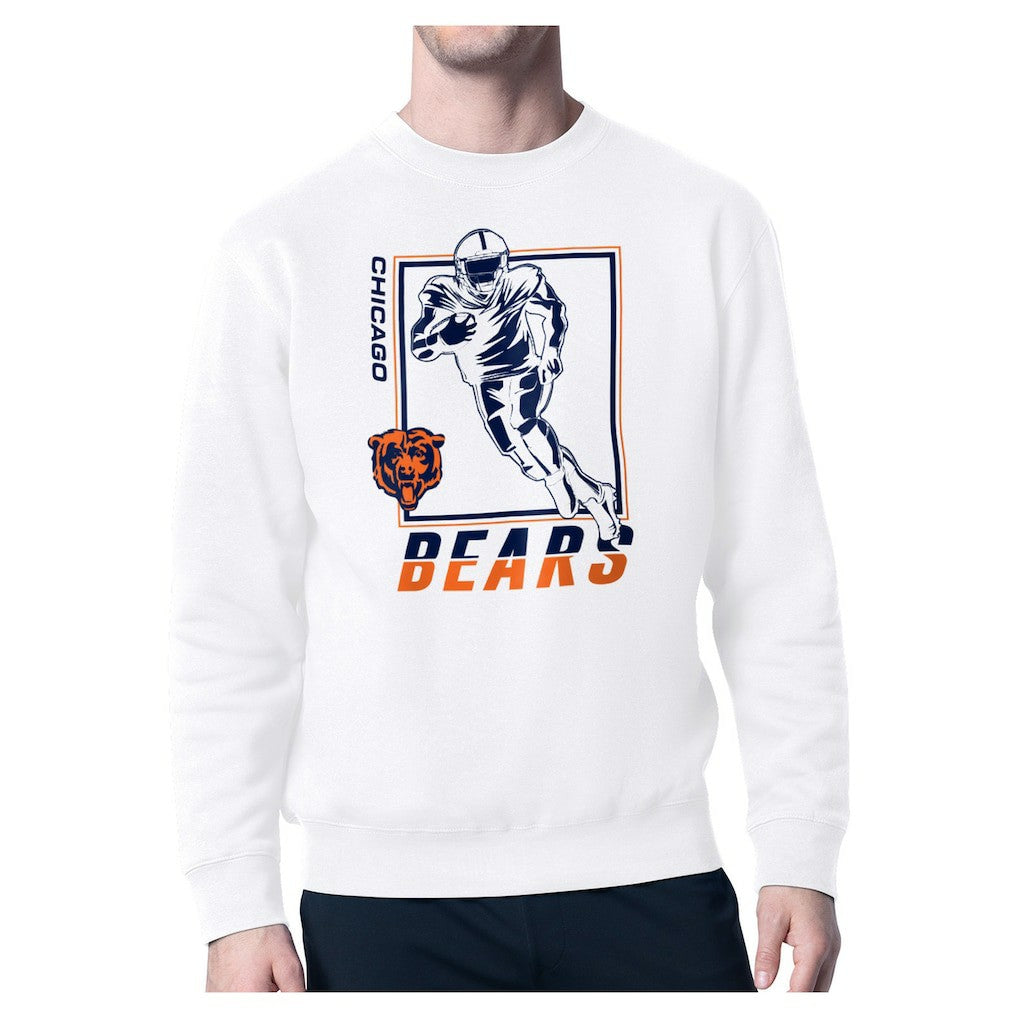 Starter Player Grid Pullover Sweatshirt - Chicago Bears Pullover
