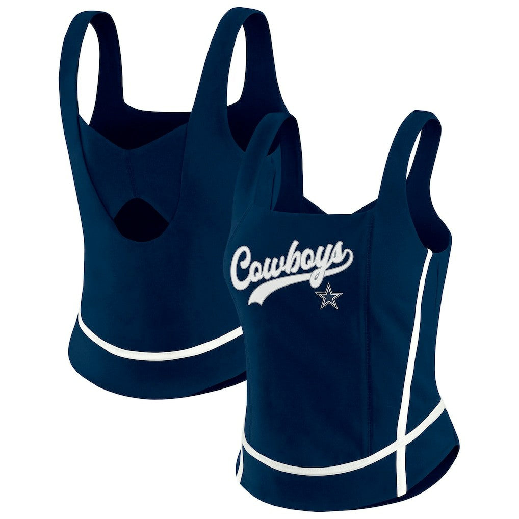 WEAR by Erin Andrews Women's Square Neck Tank Top - Dallas Cowboys Tops