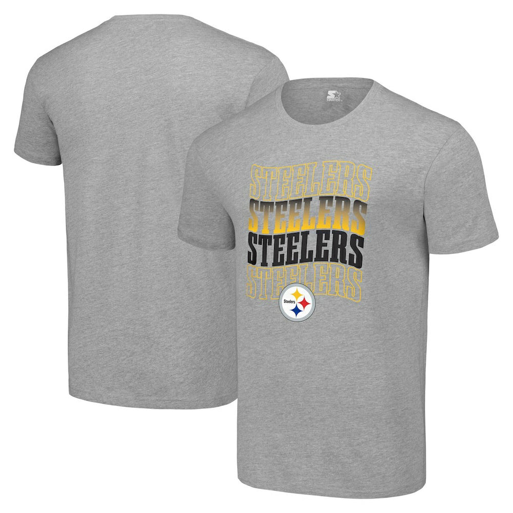 Starter Four Team Name Logo T-Shirt - Pittsburgh Steelers T-shirts