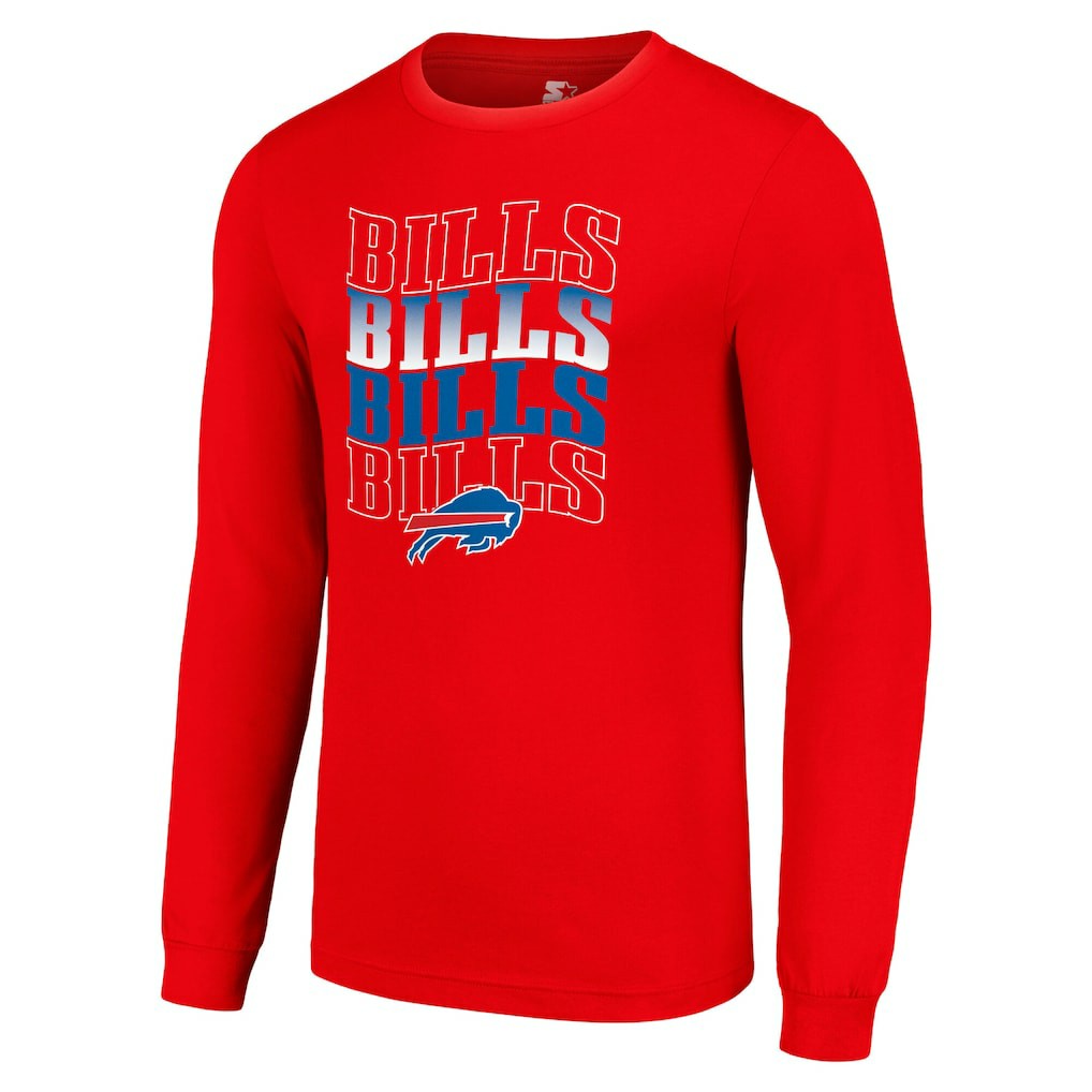 Starter Team Name Graphic Long Sleeve T-Shirt - Buffalo Bills T-shirts