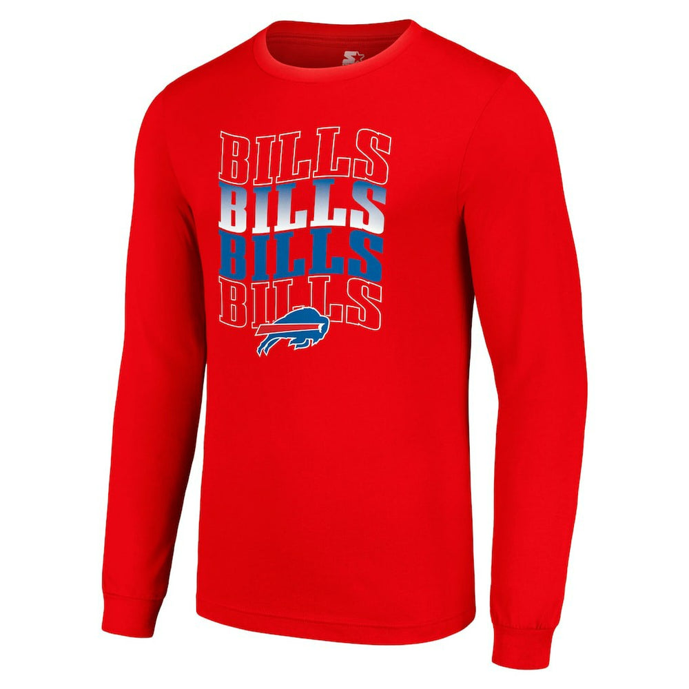Starter Team Name Graphic Long Sleeve T-Shirt - Buffalo Bills T-shirts